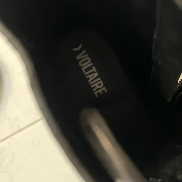 Zadig Voltaire black biker boots - Picture 6 of 6